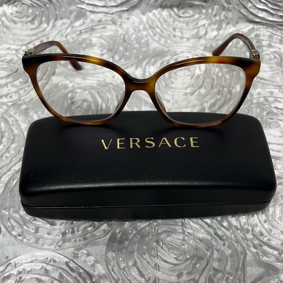 Versace Brown Women's Glasses - Picture 1 of 12